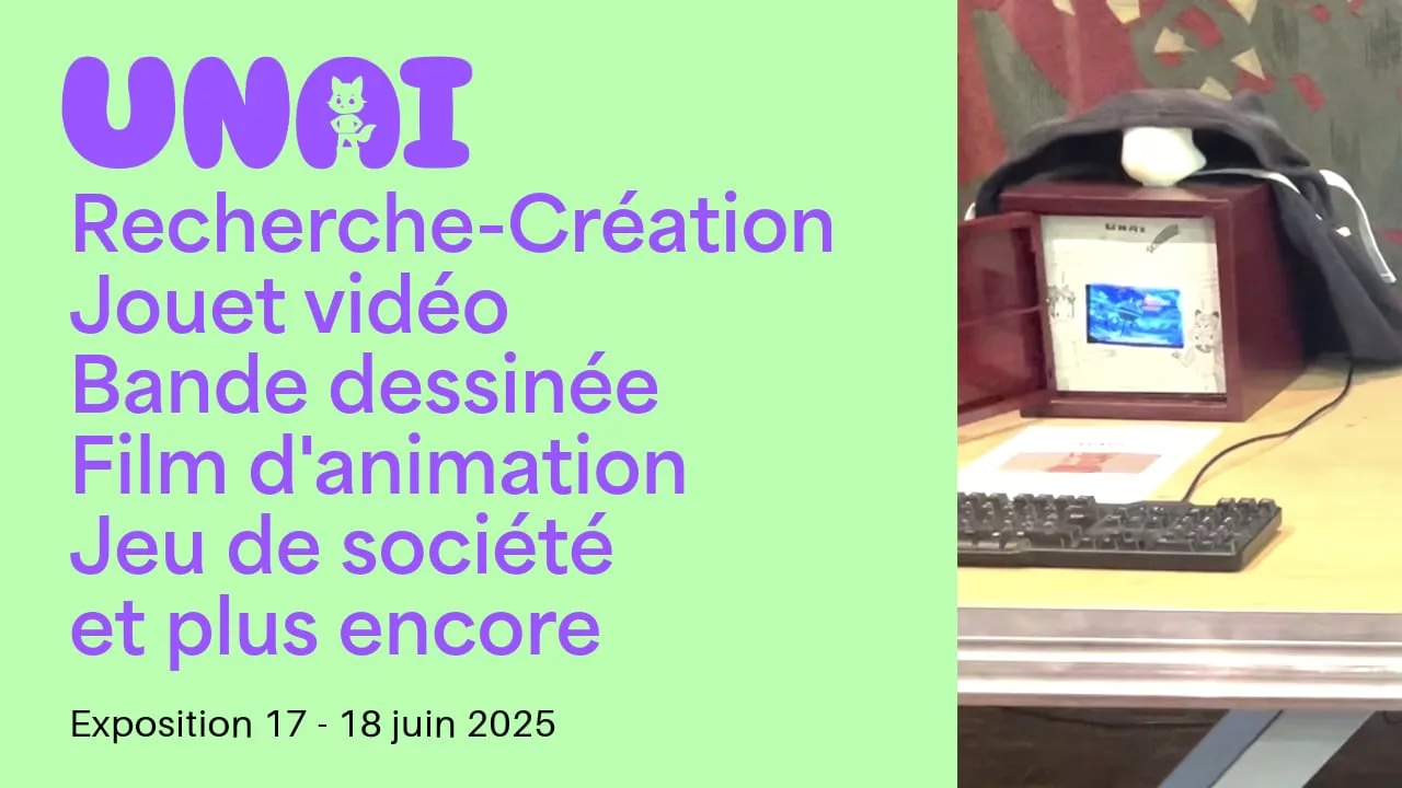 Exposition de recherche-création consacrée à l’univers transmédia UNAI